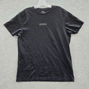 Chipotle Men Shirt Large Black Real Ingredients‎ Loomstate Short Sleeve Tee
